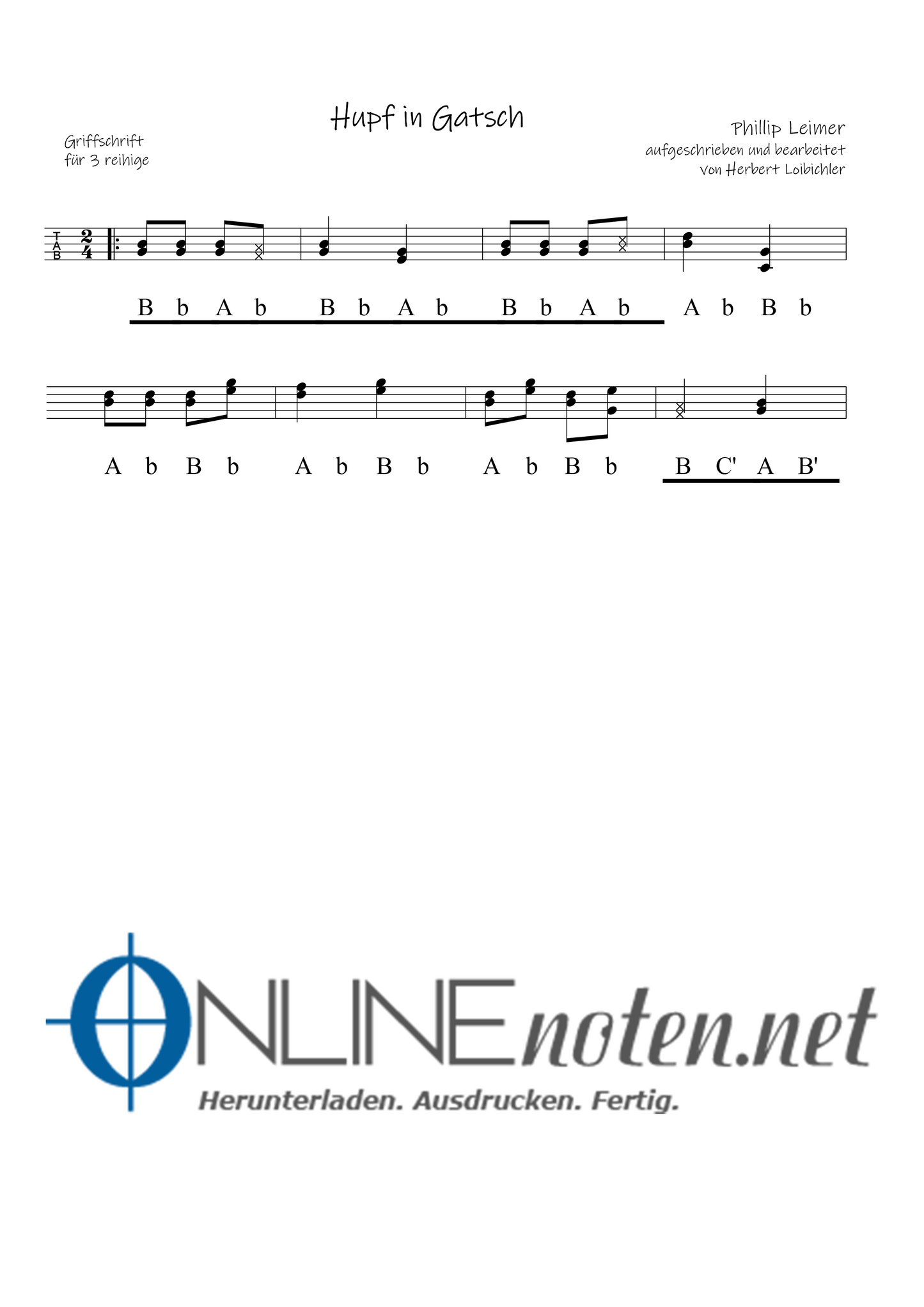 Hupf in Gatsch (Polka)