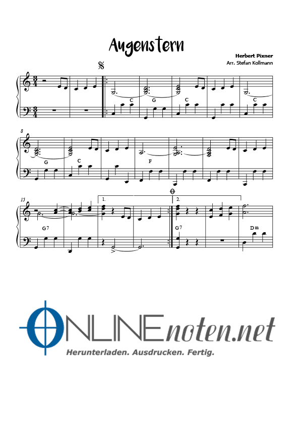 Augenstern (2) - Online-Noten