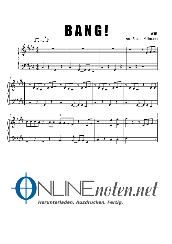 Bang-Ajr (4) - Online-Noten
