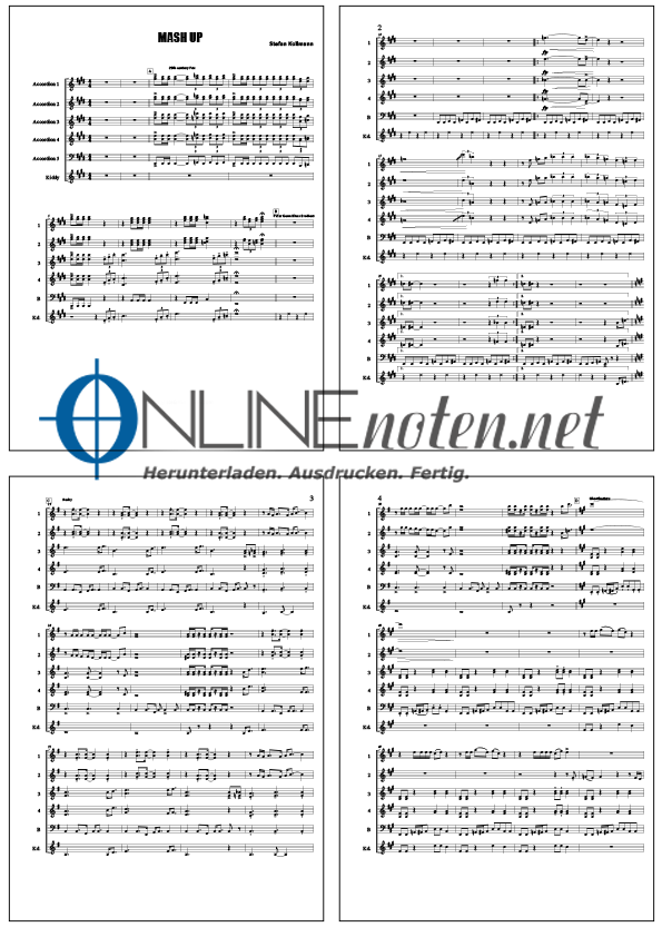 Mash Up - Filmmusik Medley (4) - Online-Noten