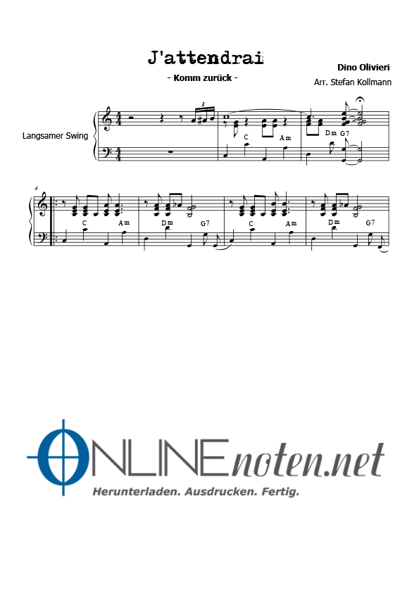 Komm zurück (4) - Online-Noten