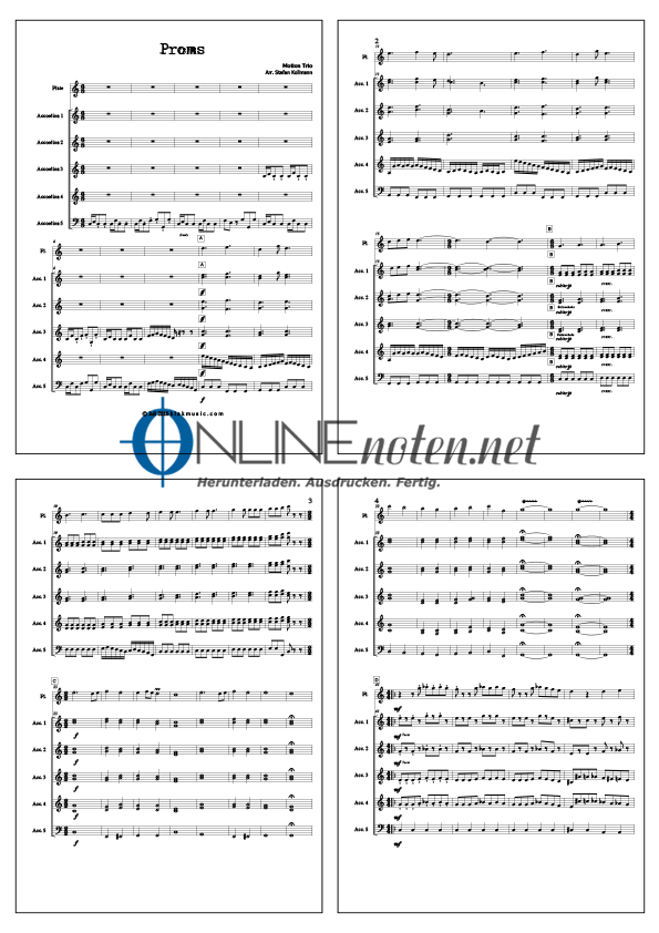 Proms - Motion Trio (4) - Online-Noten