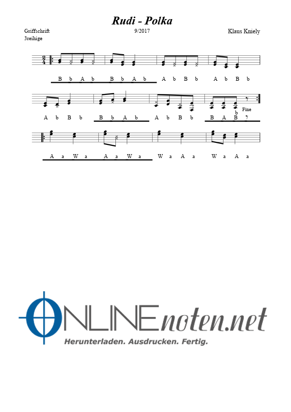Rudi Polka - Online-Noten