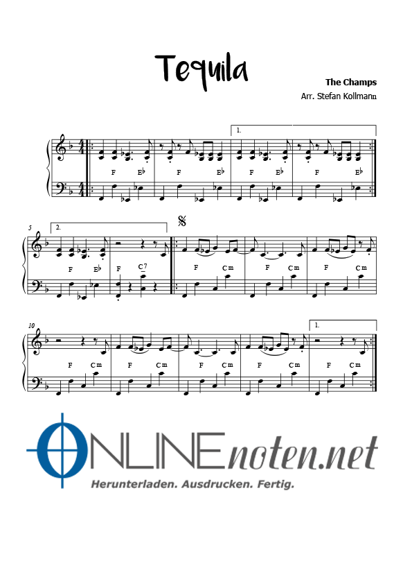 Tequila (2) - Online-Noten