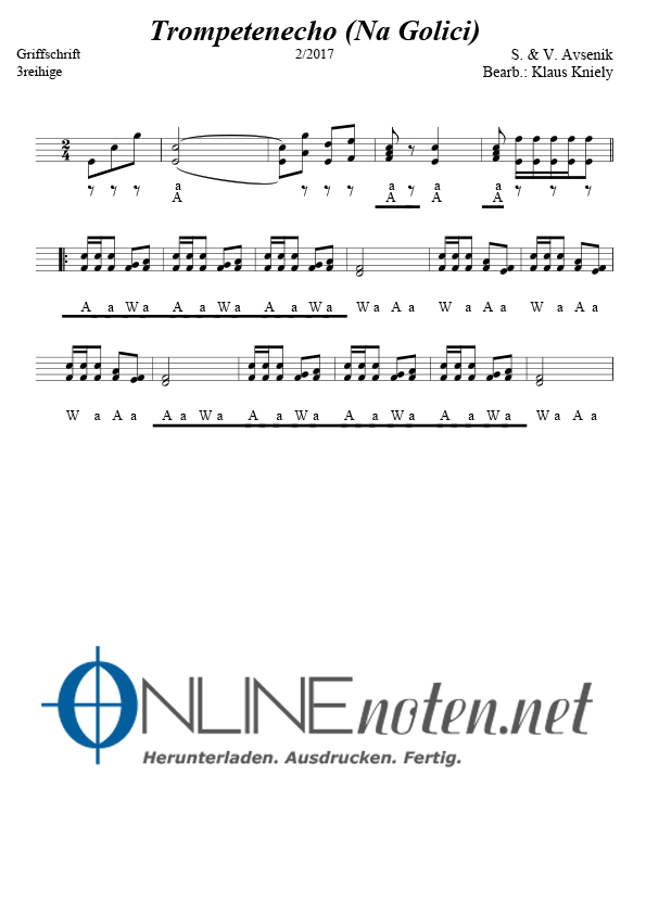 Trompetenecho - Online-Noten