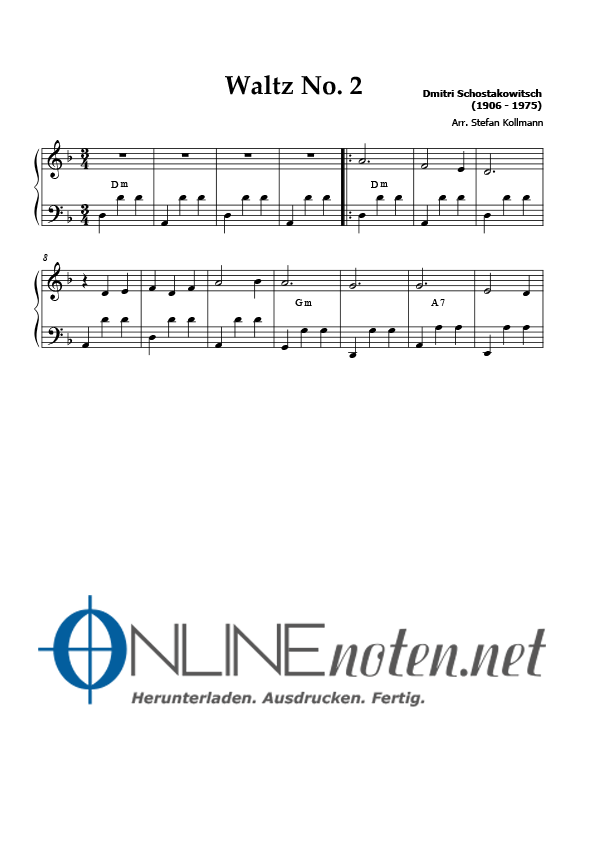 Waltz No. 2 (2) - Online-Noten