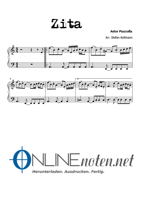 Zita (5) - Online-Noten