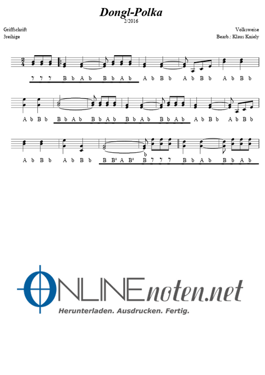 Dongl Polka - Online-Noten
